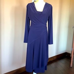Jones New York Dress Size 10 Navy Blue